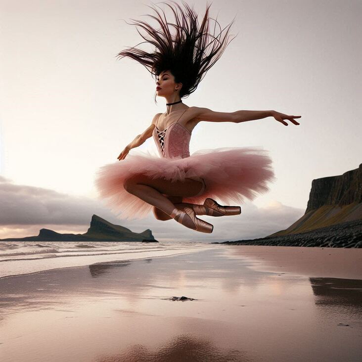 #TutuBlog 2023-12-22 in Cramlington with a white tutu.