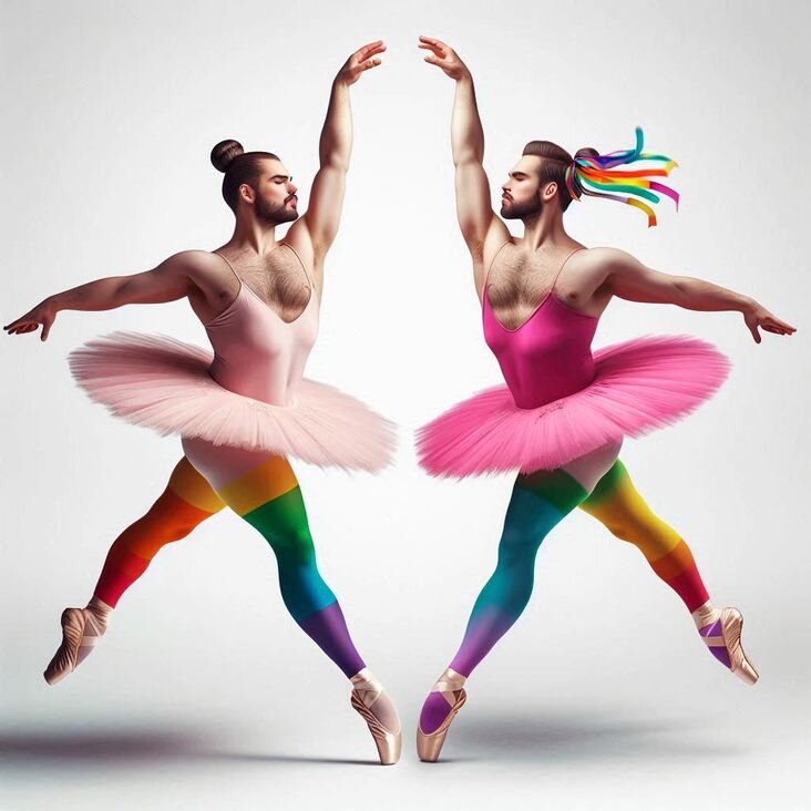 #TutuBlog 2024-01-03 in Highbury with a italian tutu.