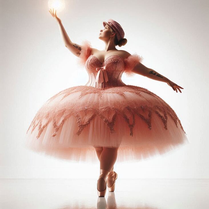#TutuBlog 2024-01-13 in Longbridge with a nature themed tutu.