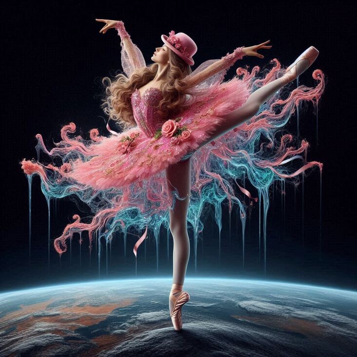 #TutuBlog 2024-09-16 in Farnworth with a pink tutu.