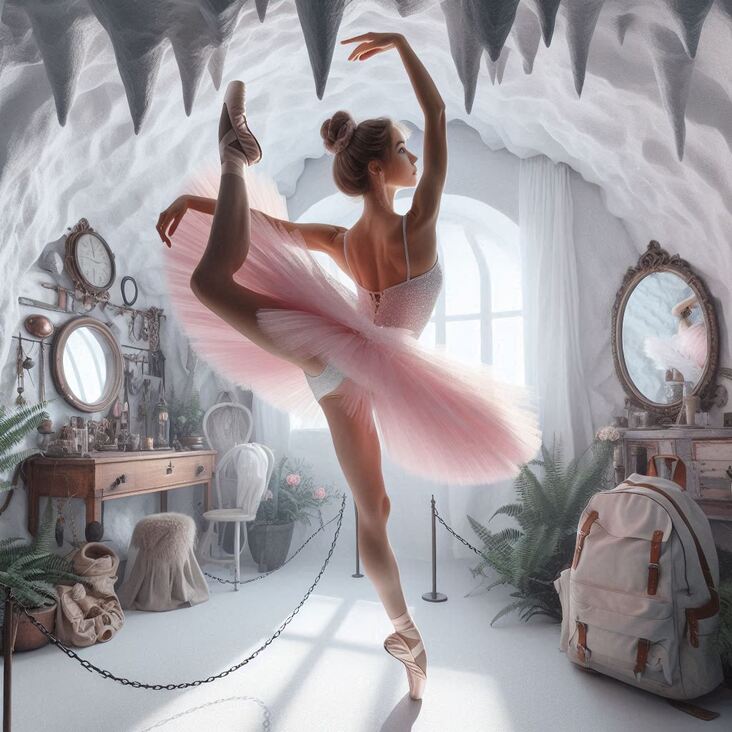 #TutuBlog 2024-02-07 in Northampton with a pancake tutu.