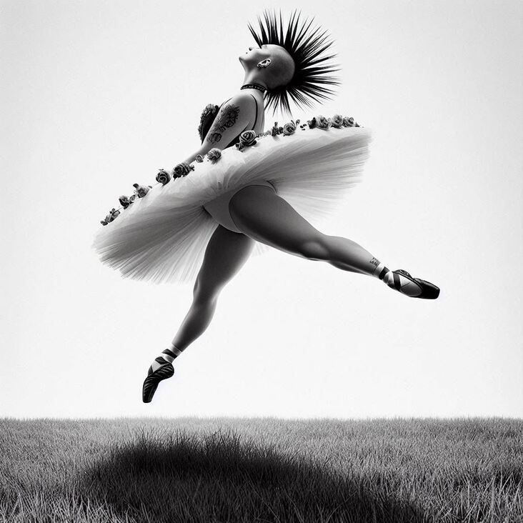 #TutuBlog 2025-11-10 in Hampstead with a orange tutu.