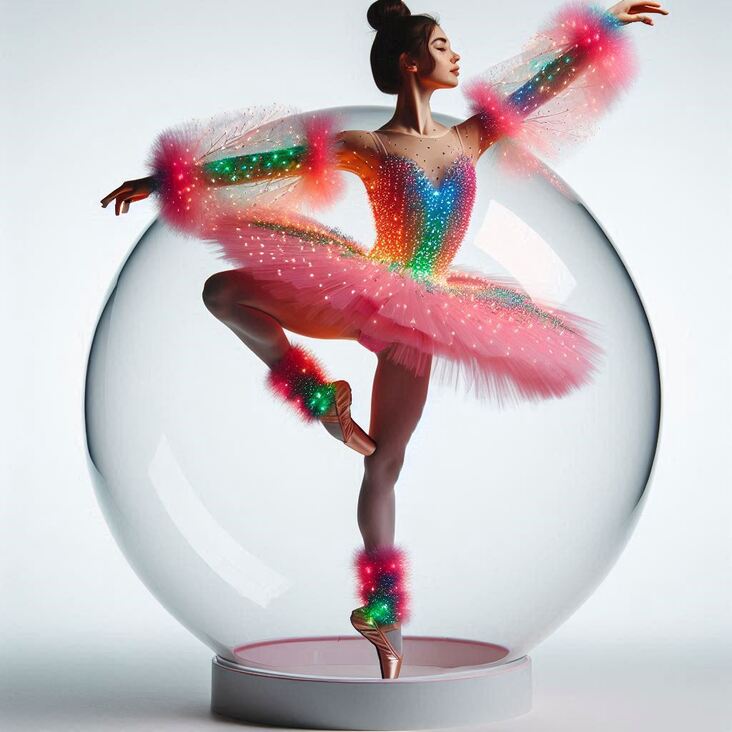 #TutuBlog 2025-12-12 in Great Yarmouth with a white tutu.