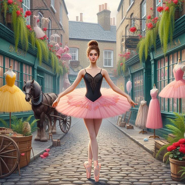 #TutuBlog 2025-12-16 in Bishops Stortford with a gymnastic tutu.