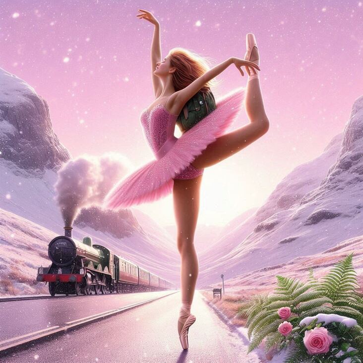#TutuBlog 2026-03-16 in Belfast with a purple tutu.