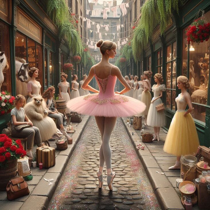 #TutuBlog 2026-03-17 in Bradford with a orange tutu.