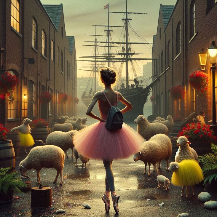 #TutuBlog 2026-03-18 in Derby with a cyan tutu.