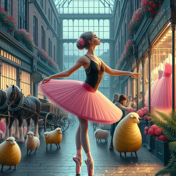 #TutuBlog 2026-04-01 in Ilford with a fluffy tutu.