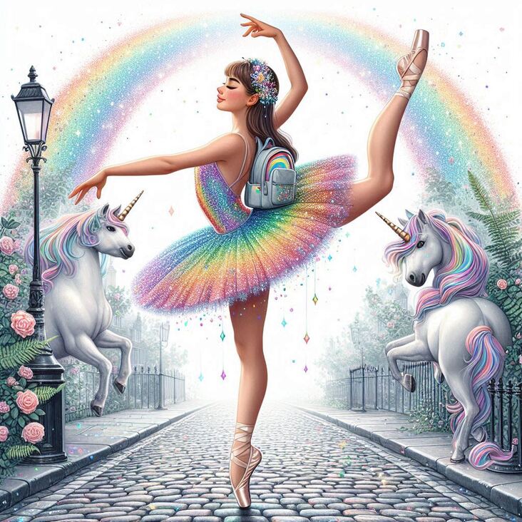 #TutuBlog 2026-05-10 in Fulham with a green tutu.