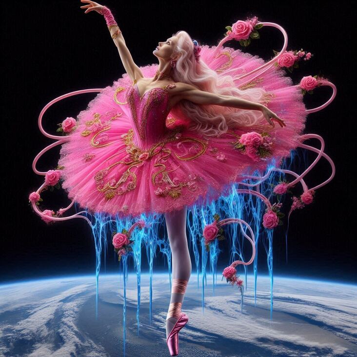 #TutuBlog 2026-06-21 in Acton with a pink tutu.