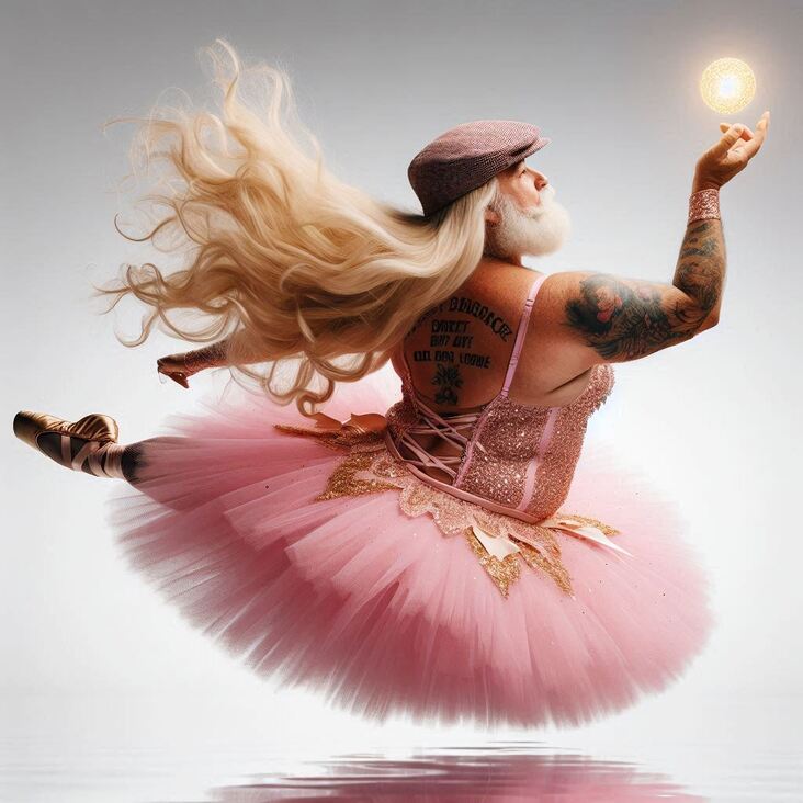 #TutuBlog 2026-11-06 in Coulsdon with a stiff tutu.