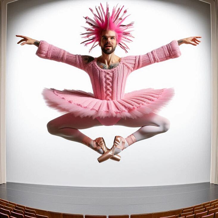 #TutuBlog 1999-06-15 in Blackburn with a white tutu.