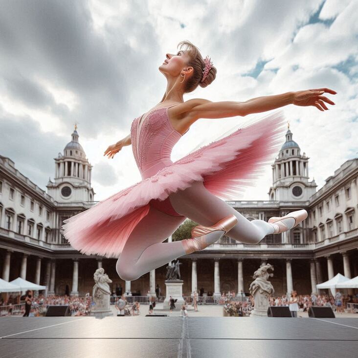#TutuBlog 1999-07-27 in Harrogate with a pancake tutu.
