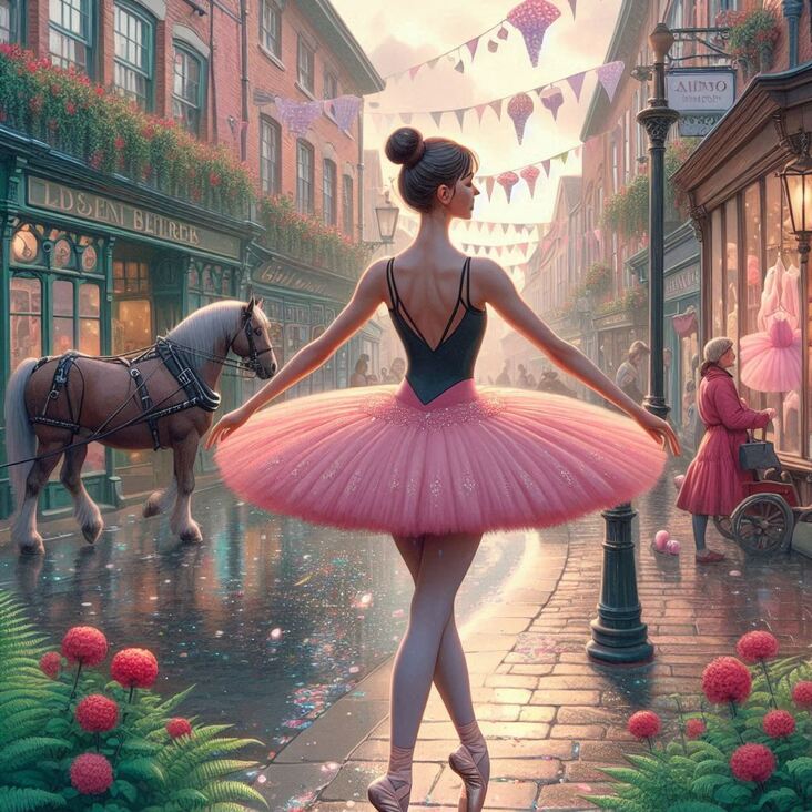 #TutuBlog 2001-11-12 in Kirkby with a european style tutu.