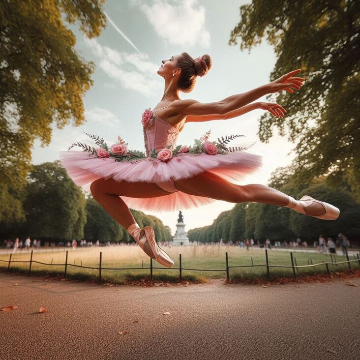 #TutuBlog 2005-08-22 in Highbury with a italian tutu.