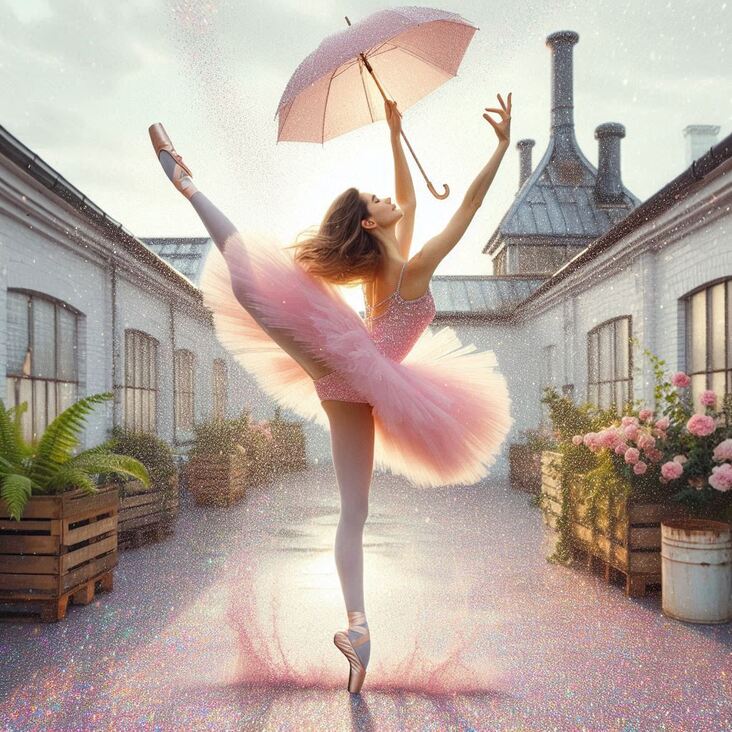 #TutuBlog 2021-11-16 in Longton with a white tutu.