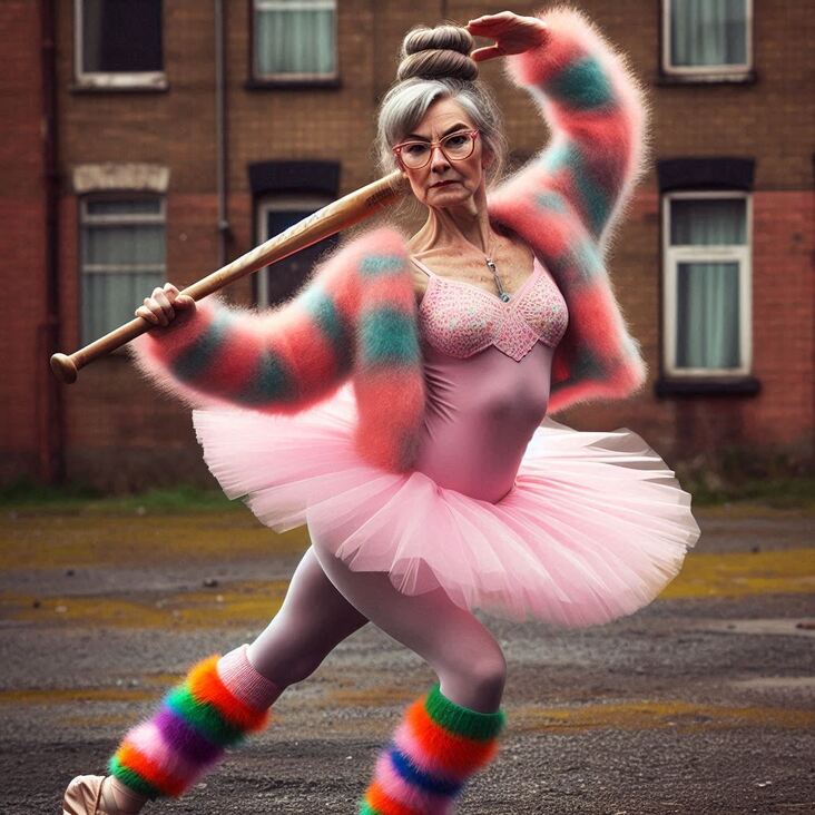 #TutuBlog 2022-03-04 in Harrogate with a pancake tutu.