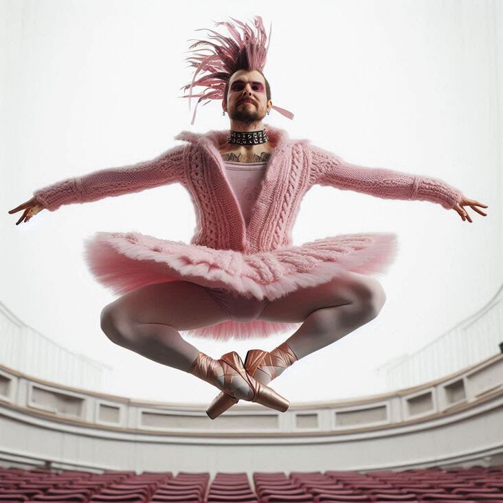 #TutuBlog 2023-08-13 in Kensington with a classic tutu.