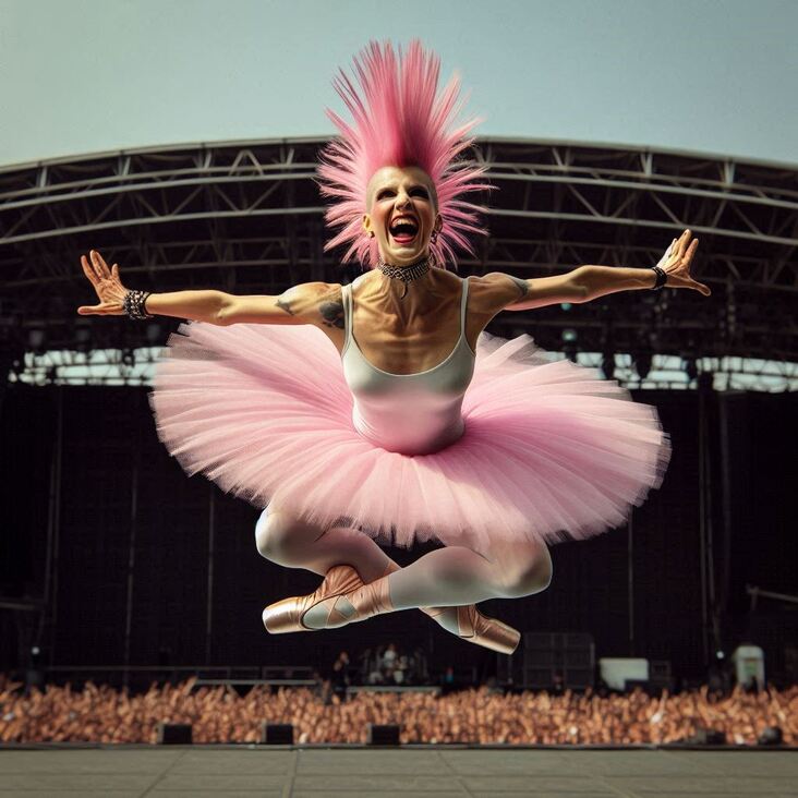 #TutuBlog 2023-10-31 in Ilkeston with a fluffy tutu.