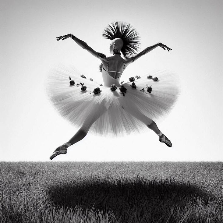#TutuBlog 2023-11-02 in Herne Bay with a feather tutu.