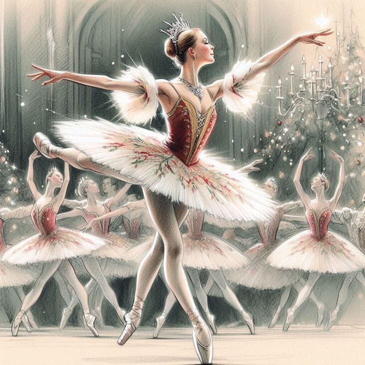 Christmas Ballet in 1901
