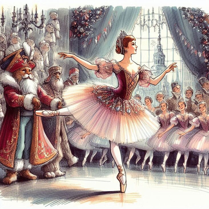 Christmas Ballet in 1904