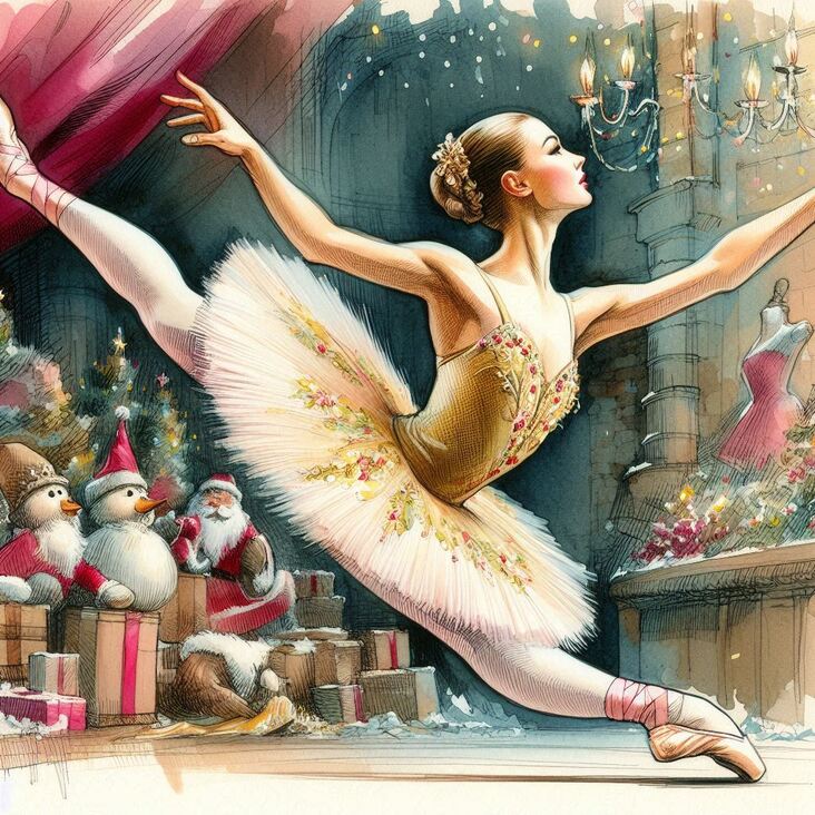 Christmas Ballet in 1905