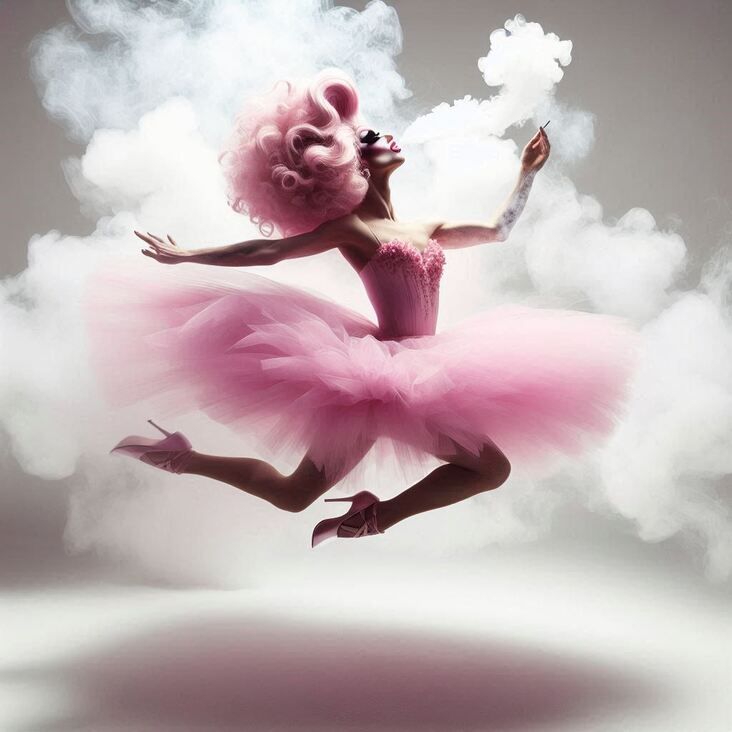 #TutuQueen on 2000-10-12 stars in Paris