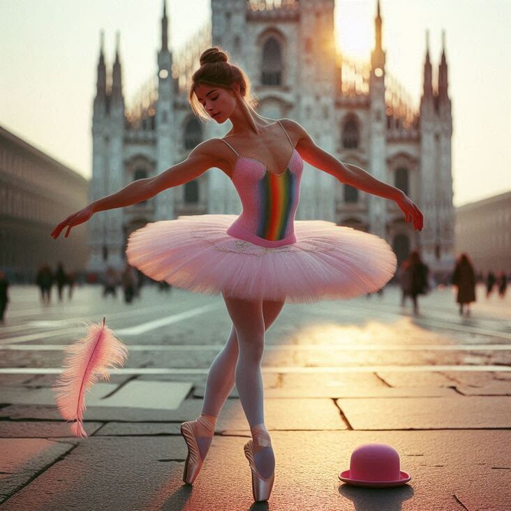#PinkTutuMilan Wednesday 2027-07-21 ballet blog from Milano Italia