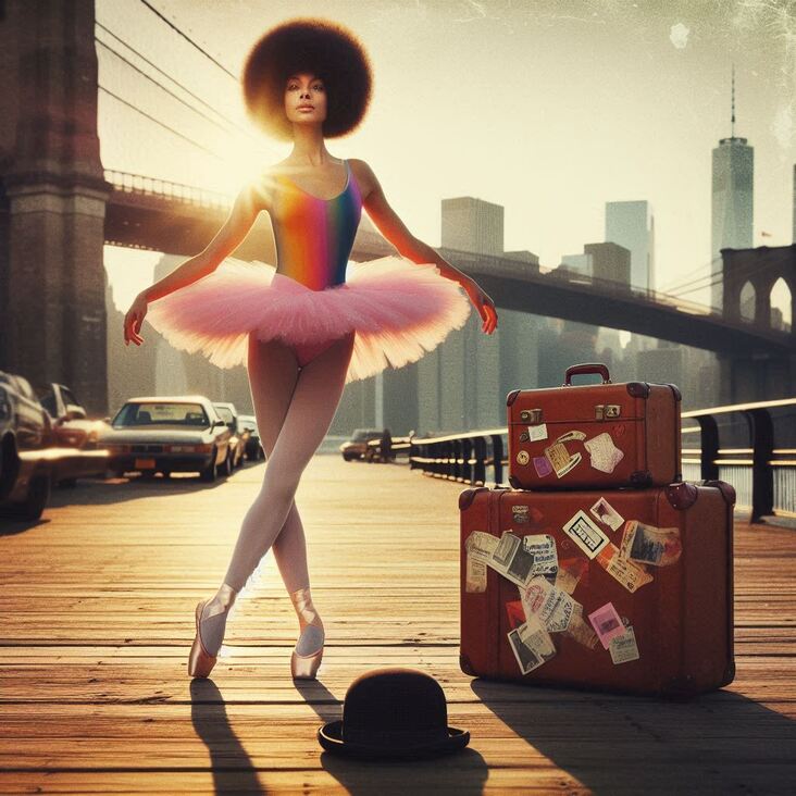 #PinkTutuBlogNYC Monday 2019-09-23 she danced in New York City