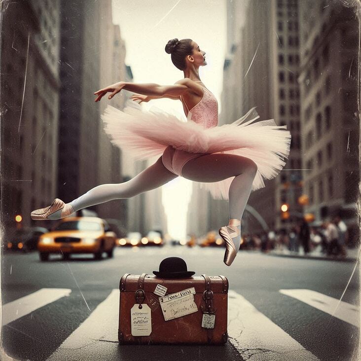 #PinkTutuBlogNYC Monday 2027-03-15 she danced in New York City