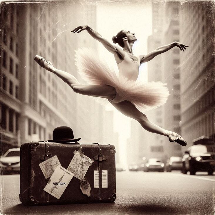 #PinkTutuBlogNYC Monday 2027-04-05 she danced in New York City