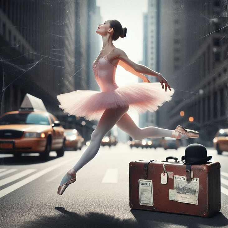 #PinkTutuBlogNYC Monday 2027-04-12 she danced in New York City