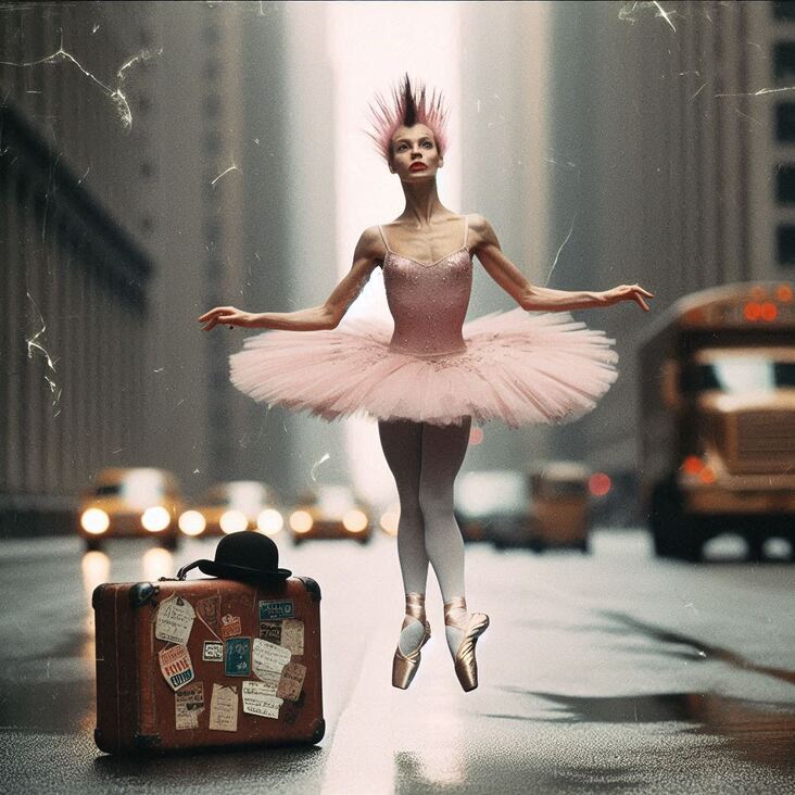 #PinkTutuBlogNYC Monday 2027-06-07 she danced in New York City