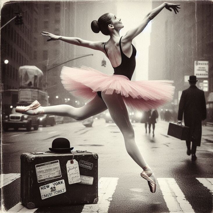 #PinkTutuBlogNYC Monday 2027-09-13 she danced in New York City