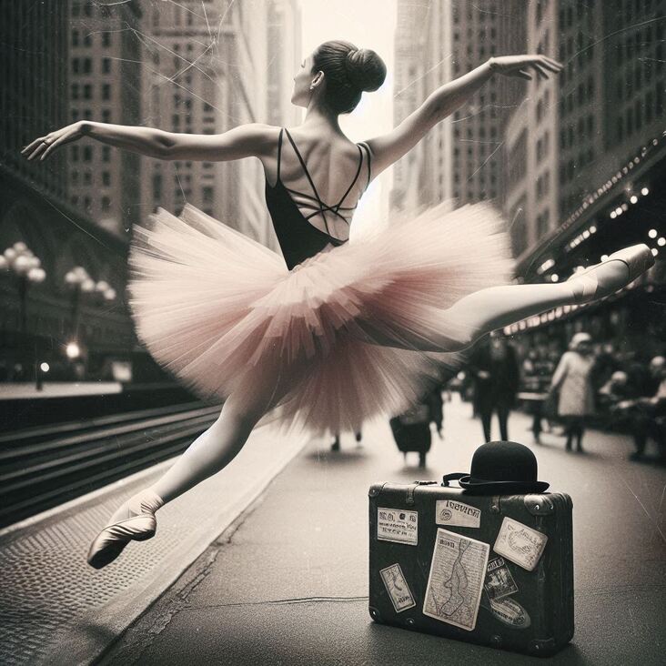 #PinkTutuBlogNYC Monday 2028-01-24 she danced in New York City