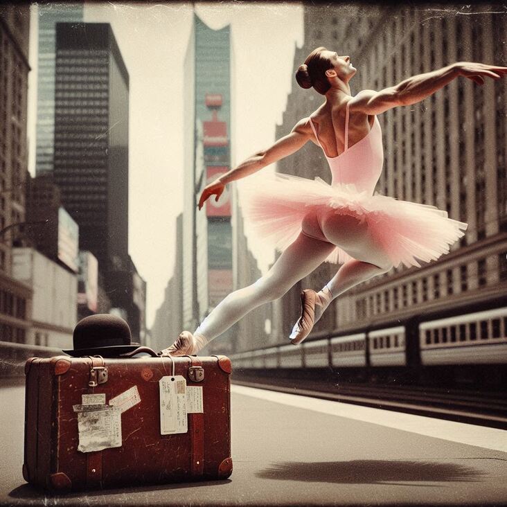 #PinkTutuBlogNYC Monday 2028-04-03 she danced in New York City