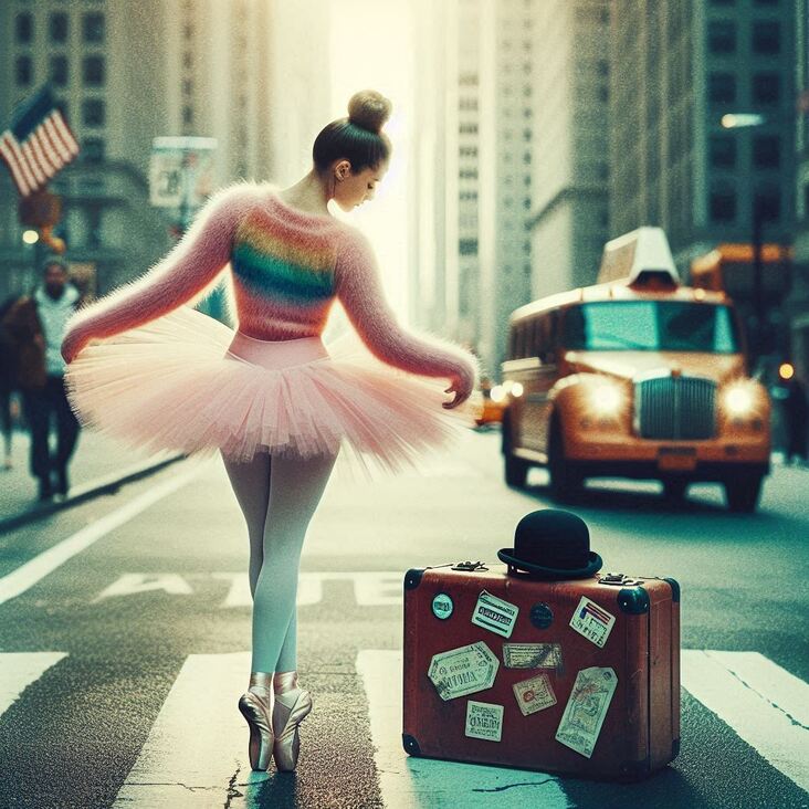 #PinkTutuBlogNYC Monday 2028-07-03 she danced in New York City