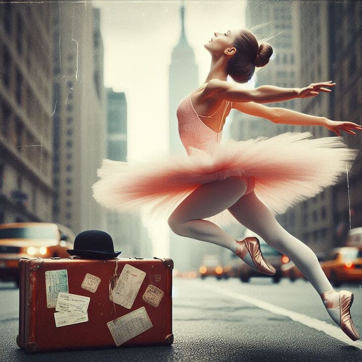 #PinkTutuBlogNYC Monday 2028-08-14 she danced in New York City