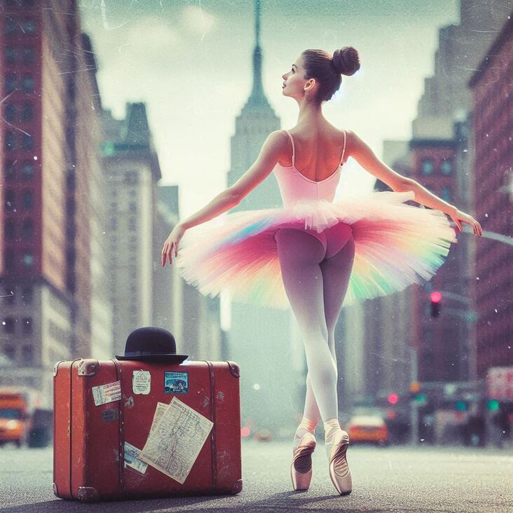 #PinkTutuBlogNYC Monday 2029-01-22 she danced in New York City