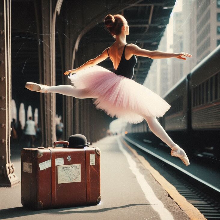 #PinkTutuBlogNYC Monday 2029-04-16 she danced in New York City