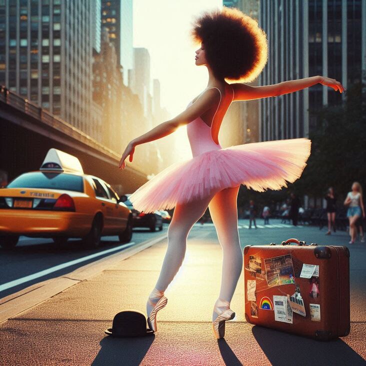 #PinkTutuBlogNYC Monday 2029-05-21 she danced in New York City