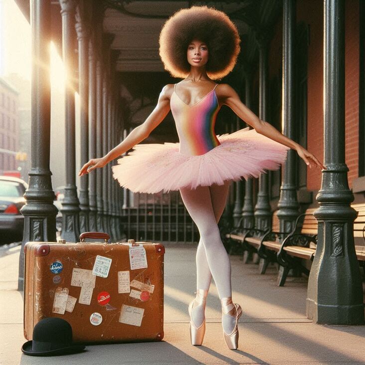 #PinkTutuBlogNYC Monday 2029-08-27 she danced in New York City