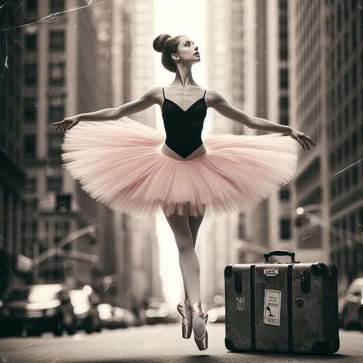 #PinkTutuBlogNYC Monday 2029-09-03 she danced in New York City