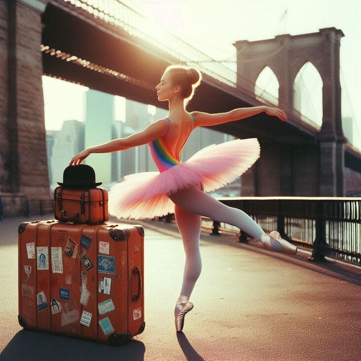 #PinkTutuBlogNYC Monday 2000-09-18 she danced in New York City