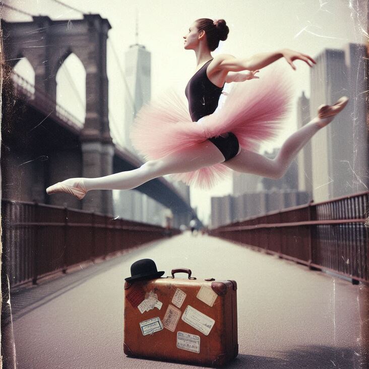 #PinkTutuBlogNYC Monday 2001-11-26 she danced in New York City