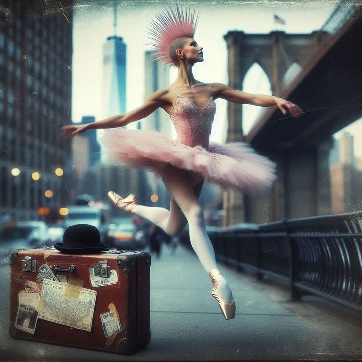 #PinkTutuBlogNYC Monday 2002-01-07 she danced in New York City