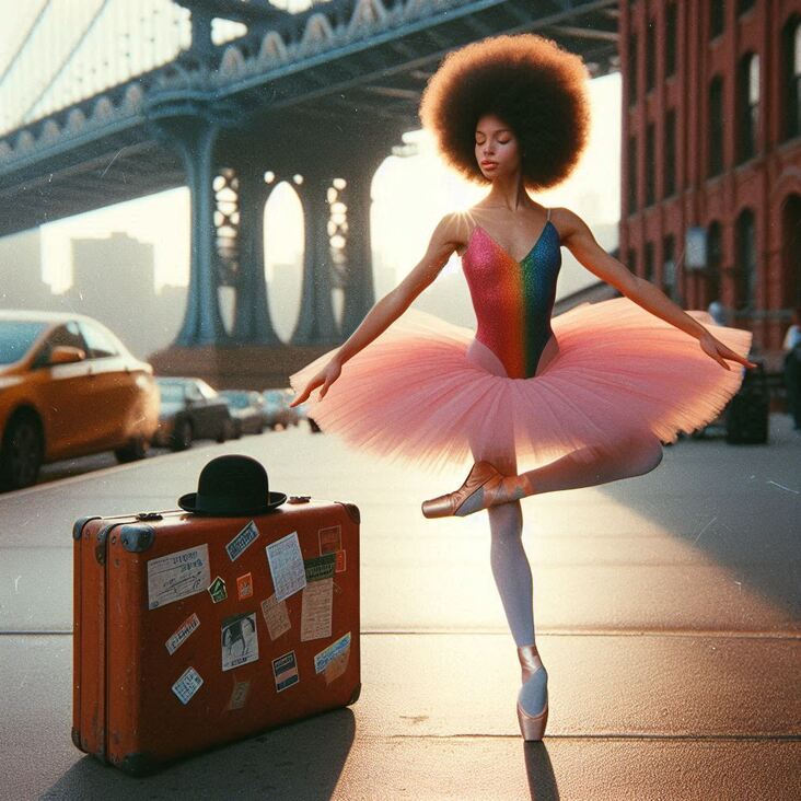 #PinkTutuBlogNYC Monday 2002-01-14 she danced in New York City