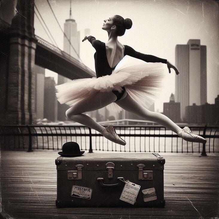 #PinkTutuBlogNYC Monday 2002-01-21 she danced in New York City