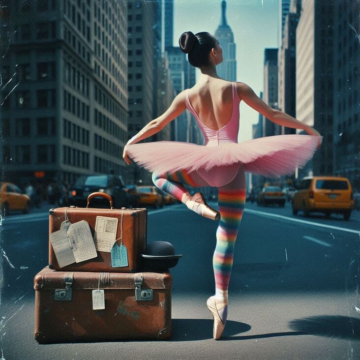 #PinkTutuBlogNYC Monday 2002-02-04 she danced in New York City